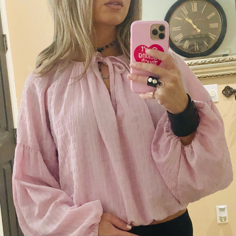 RARE Pink Blouse - Picture 1 of 4